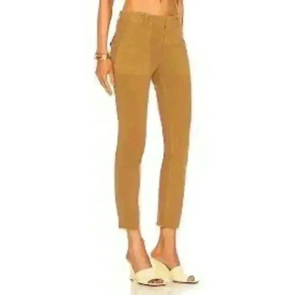 New NILI LOTAN Jenna Pant Sz 00 Color:Khaki Retails $515 - Picture 3 of 7
